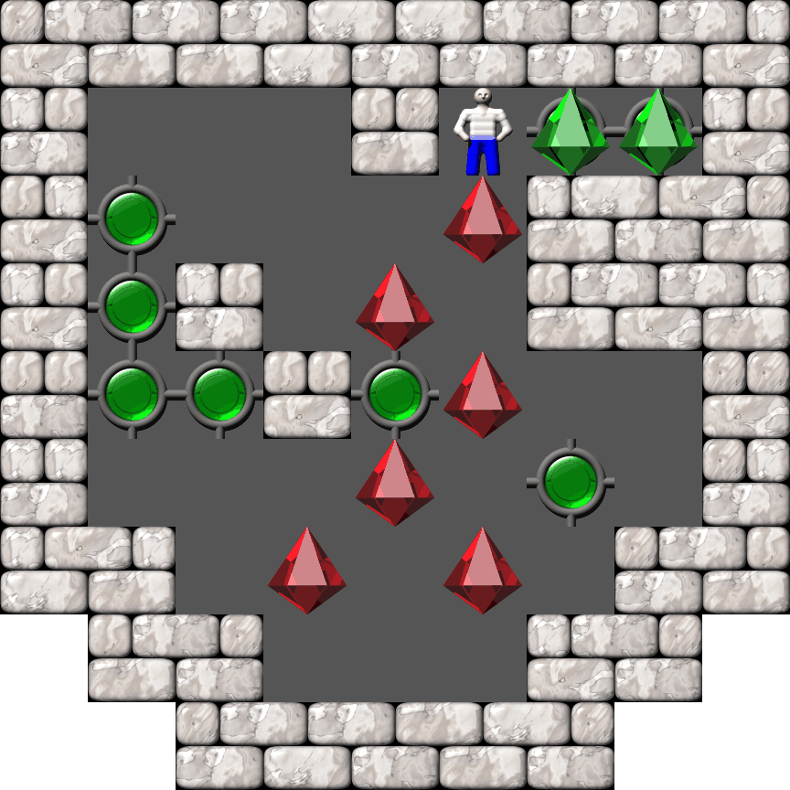 Sokoban Ionic Catalysts level 154